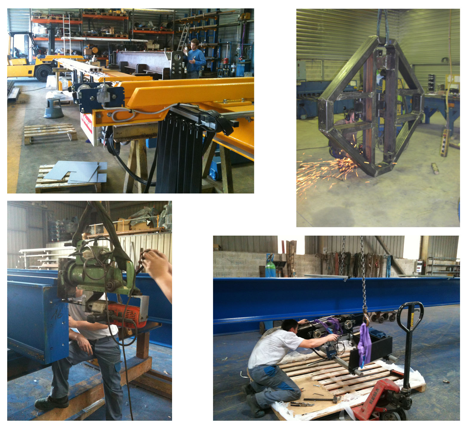 Fabrication pont roulant